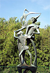 Statua Pinocchio e la Fata di Emilio Greco